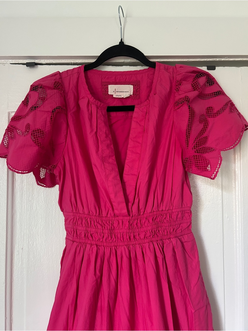 The Somerset Maxi Dress: Cutwork Edition Pink Size S - Picture 4 of 8
